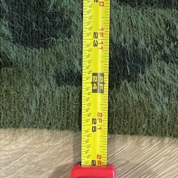 Fate DailyLook Women’s Sweater Small Green Camo Mock Neck Fuzzy Contemporary - Picture 17 of 17